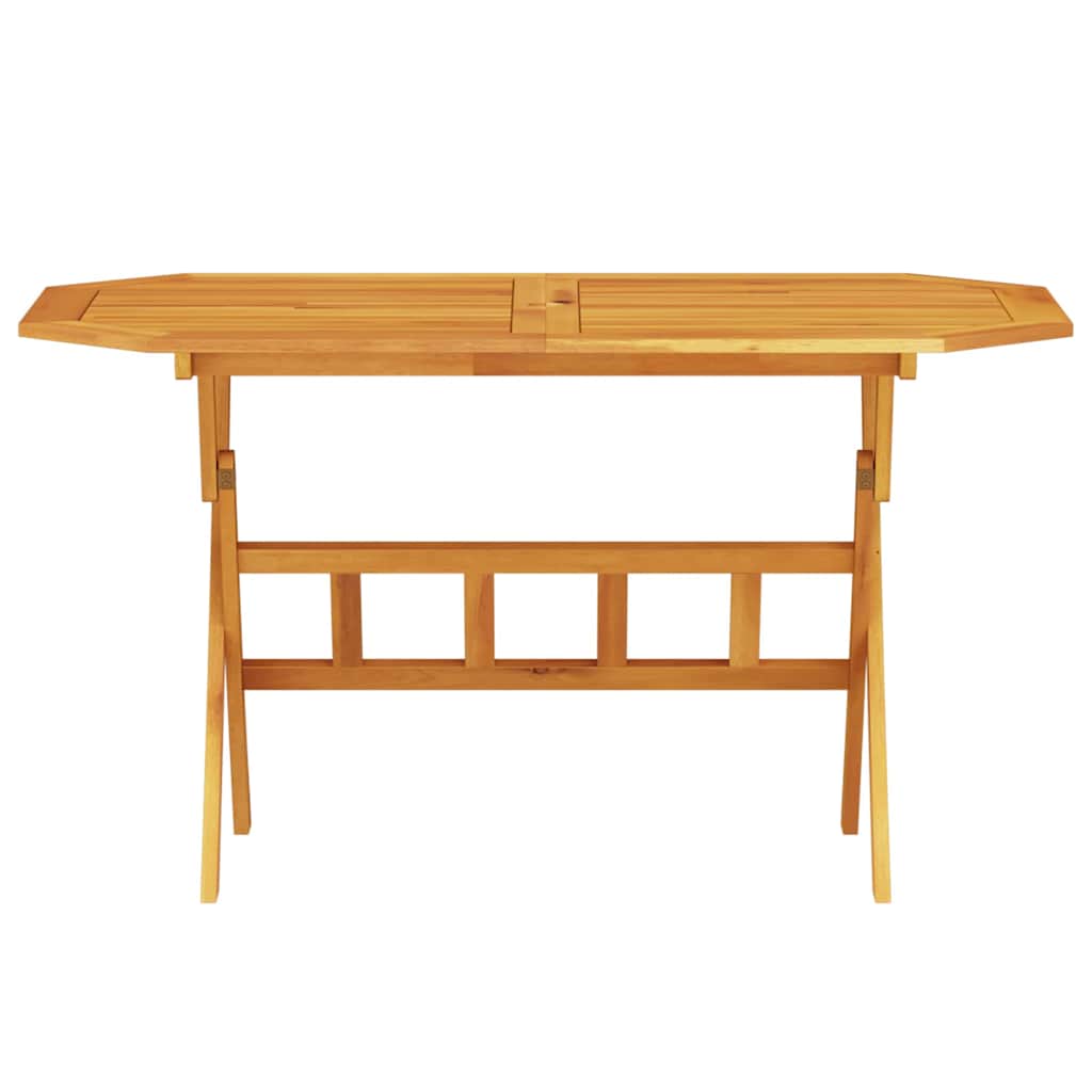 Garten Essgruppe 7 pcs Braun Massivholz Akazie