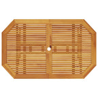 Garten Essgruppe 7 pcs Braun Massivholz Akazie
