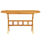 Garten Essgruppe 7 pcs Braun Massivholz Akazie