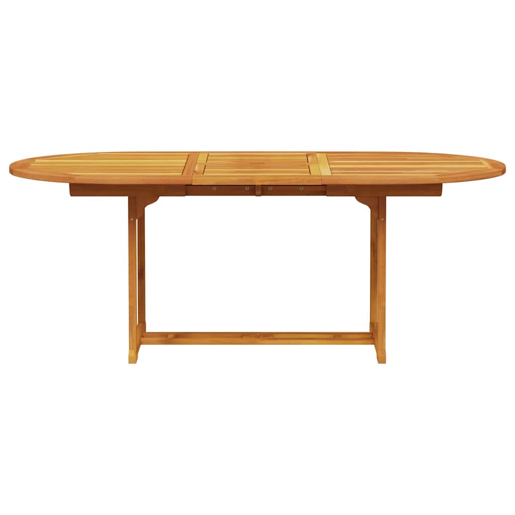 Garten Essgruppe 7 pcs Braun Massivholz Akazie