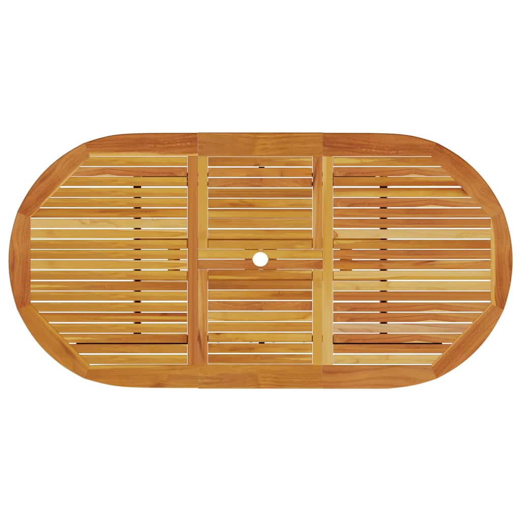 Garten Essgruppe 7 pcs Braun Massivholz Akazie