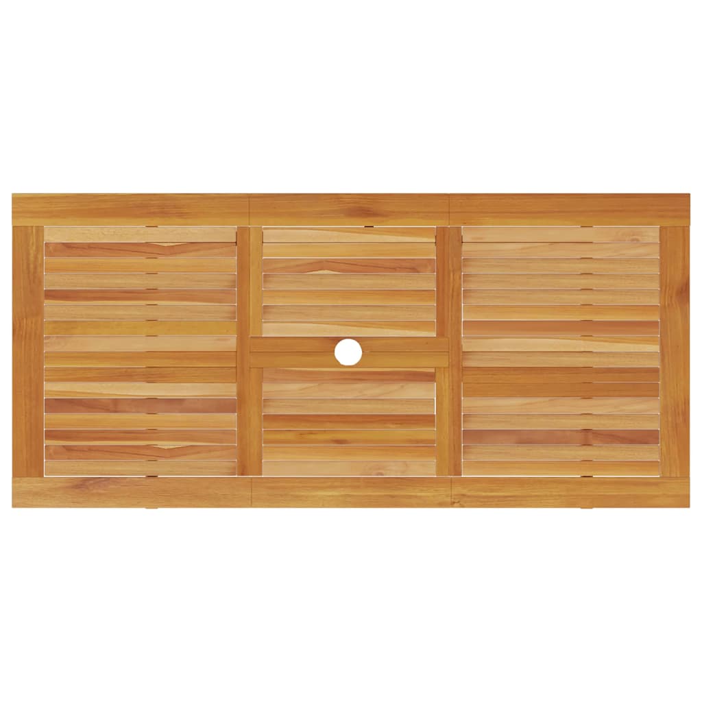 Garten Essgruppe 5 pcs Braun Massivholz Akazie