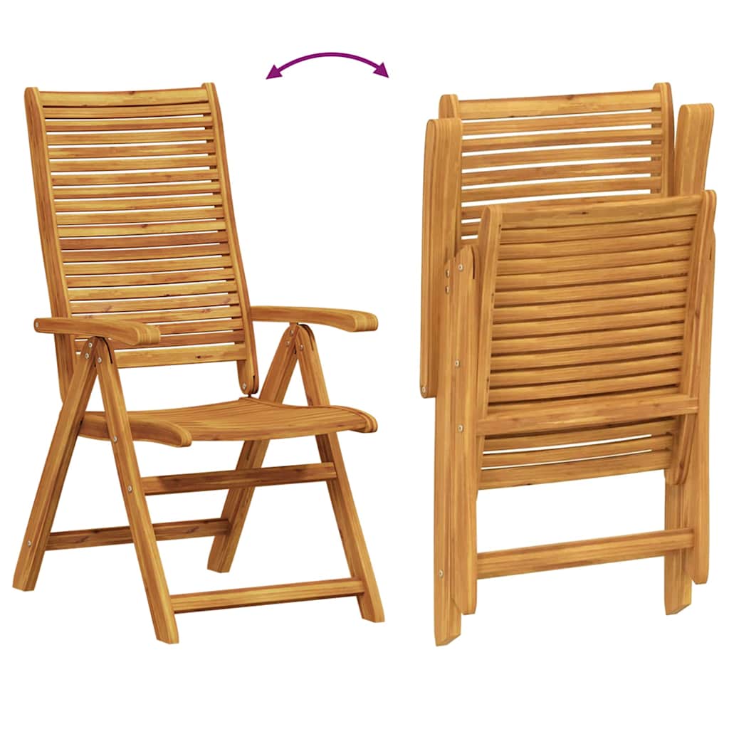 Garten Essgruppe 9 pcs Braun Massivholz Akazie