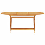 Garten Essgruppe 5 pcs Braun Massivholz Akazie