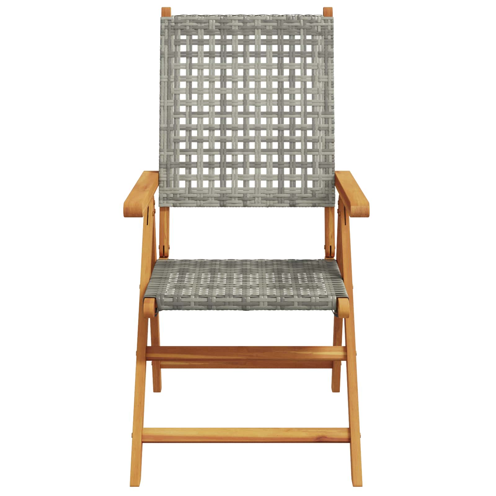 Garten Essgruppe 5 pcs Grau Massivholz Akazie