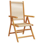 Garten Essgruppe 5 pcs Beige Massivholz Akazie