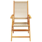 Garten Essgruppe 5 pcs Beige Massivholz Akazie