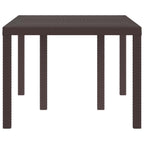 Gartentisch Braun 150 x 100 x 73 cm Poly-Rattan