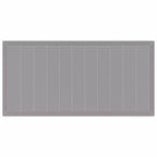 Gartentisch Hellgrau 200 x 100 x 73 cm Poly-Rattan
