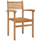 Stuhl 6 pcs Braun 56 x 55 x 90,5 cm Massivholz Teak