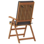 Gartenstuhl 4 pcs Braun und Grau 57 x 71,5 x 104 cm