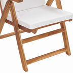 Gartenstuhl 8 pcs Braun und Weiß 57 x 71,5 x 104 cm