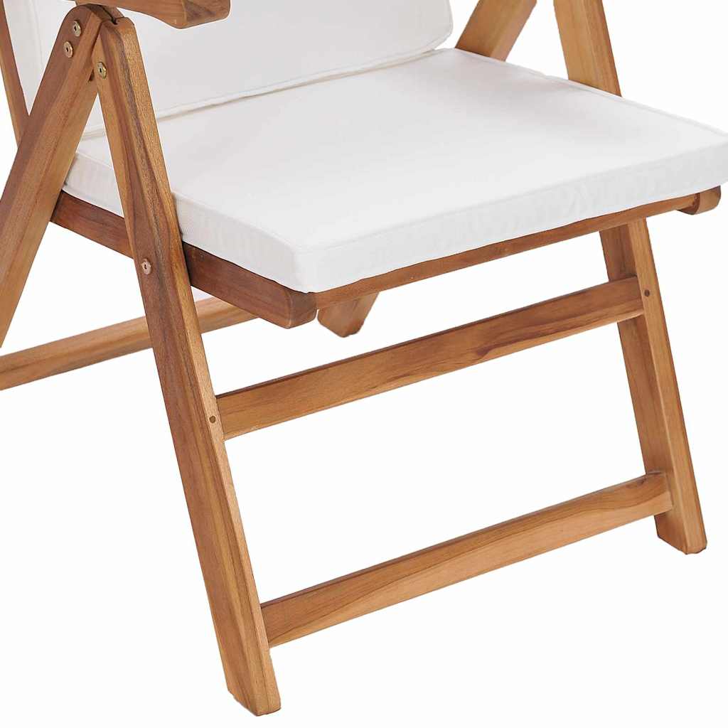 Gartenstuhl 8 pcs Braun und Weiß 57 x 71,5 x 104 cm