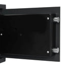 Digitaler Safe mit Schloss Dunkelgrau 35 x 25 x 25 cm Stahl