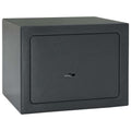 Safe Box mit Schloss Dunkelgrau 23 x 17 x 17 cm Stahl