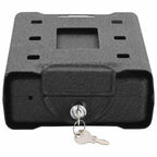 Auto Safe mit Schloss Schwarz 22 x 16 x 7 cm Stahl