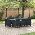 Garten Essgruppe 9 pcs Anthrazit Polypropylen