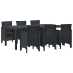 Garten Essgruppe 7 pcs Anthrazit Polypropylen