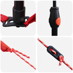 Sofortzelt für 4 Personen mit Schnellverschluss mit Dach Grau