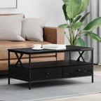 Couchtisch Schwarze Eiche 100 x 51 x 45 cm Holzwerkstoff
