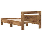 Bettrahmen Altholz 203 x 95 x 70 cm Holzwerkstoff