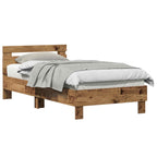 Bettrahmen Altholz 193 x 95 x 88 cm Holzwerkstoff