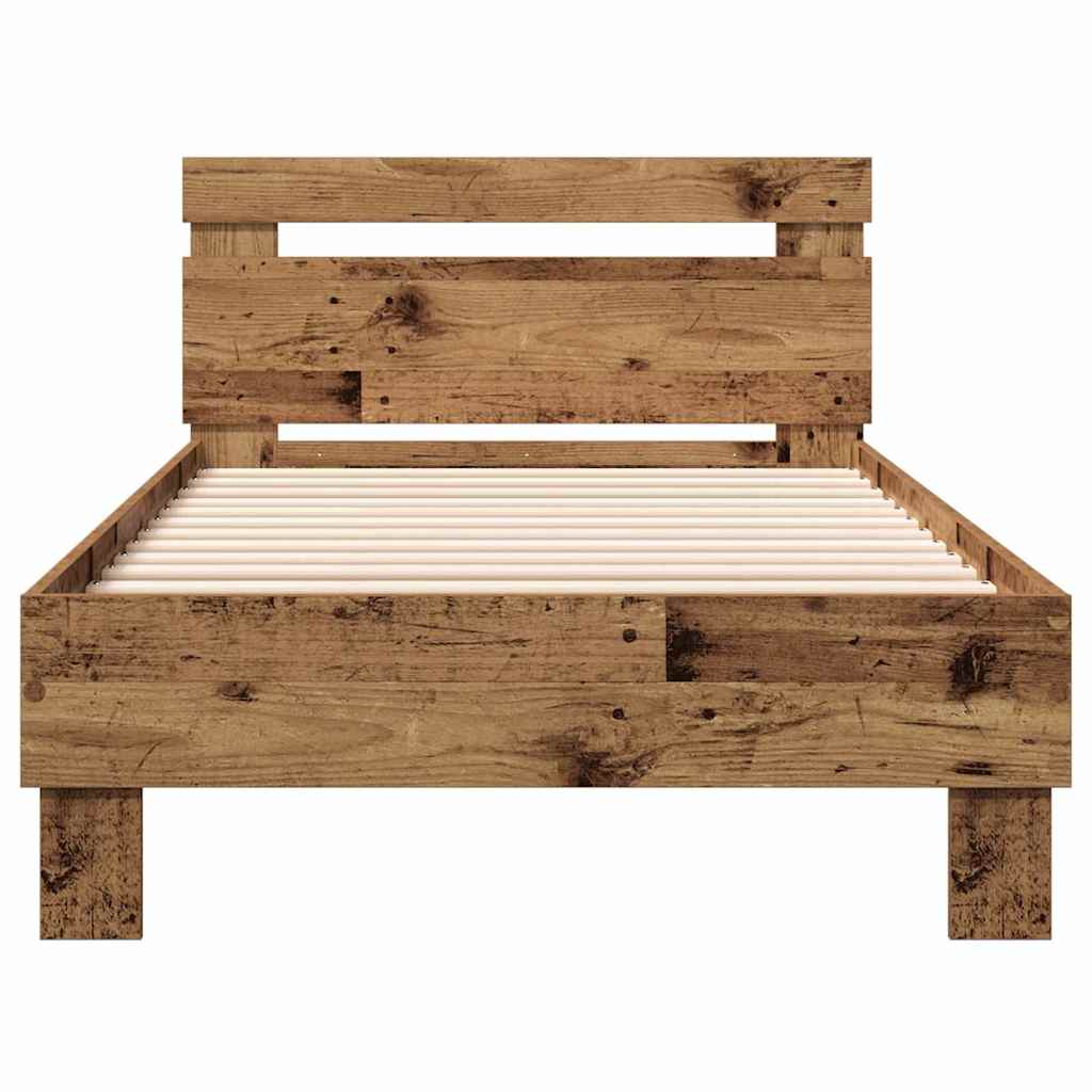 Bettrahmen Altholz 193 x 95 x 88 cm Holzwerkstoff