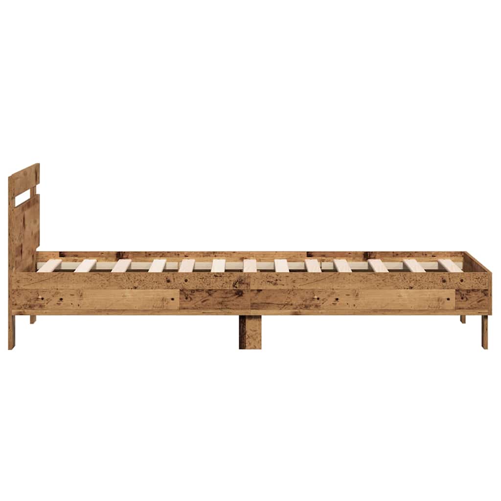 Bettrahmen Altholz 193 x 95 x 88 cm Holzwerkstoff