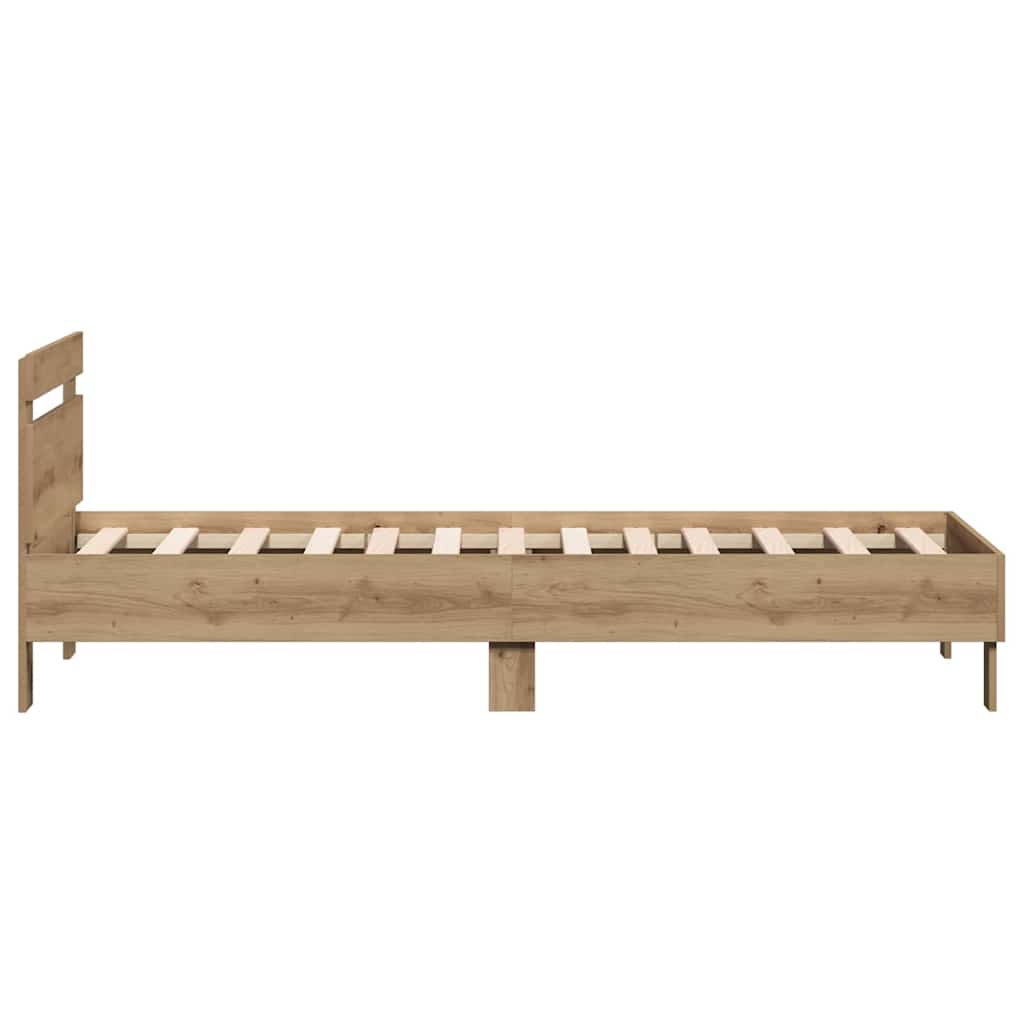 Bettrahmen Artisan-Eiche 193 x 95 x 88 cm Holzwerkstoff