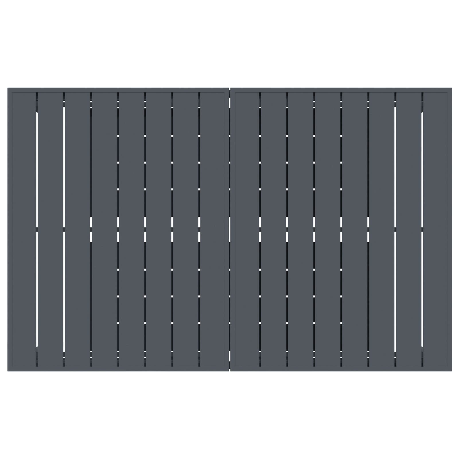 Garten Essgruppe 9 pcs Braun Poly-Rattan