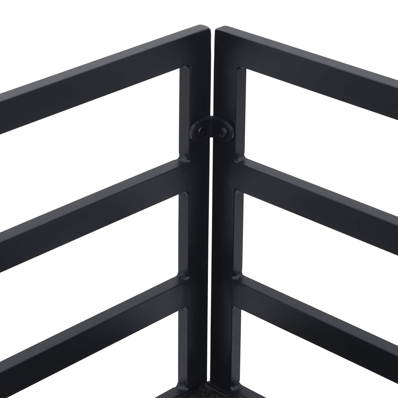 Gartensofa-set mit Kissen 11 pcs Schwarz Aluminium
