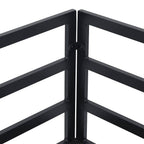 Gartensofa-set mit Kissen 13 pcs Schwarz Aluminium