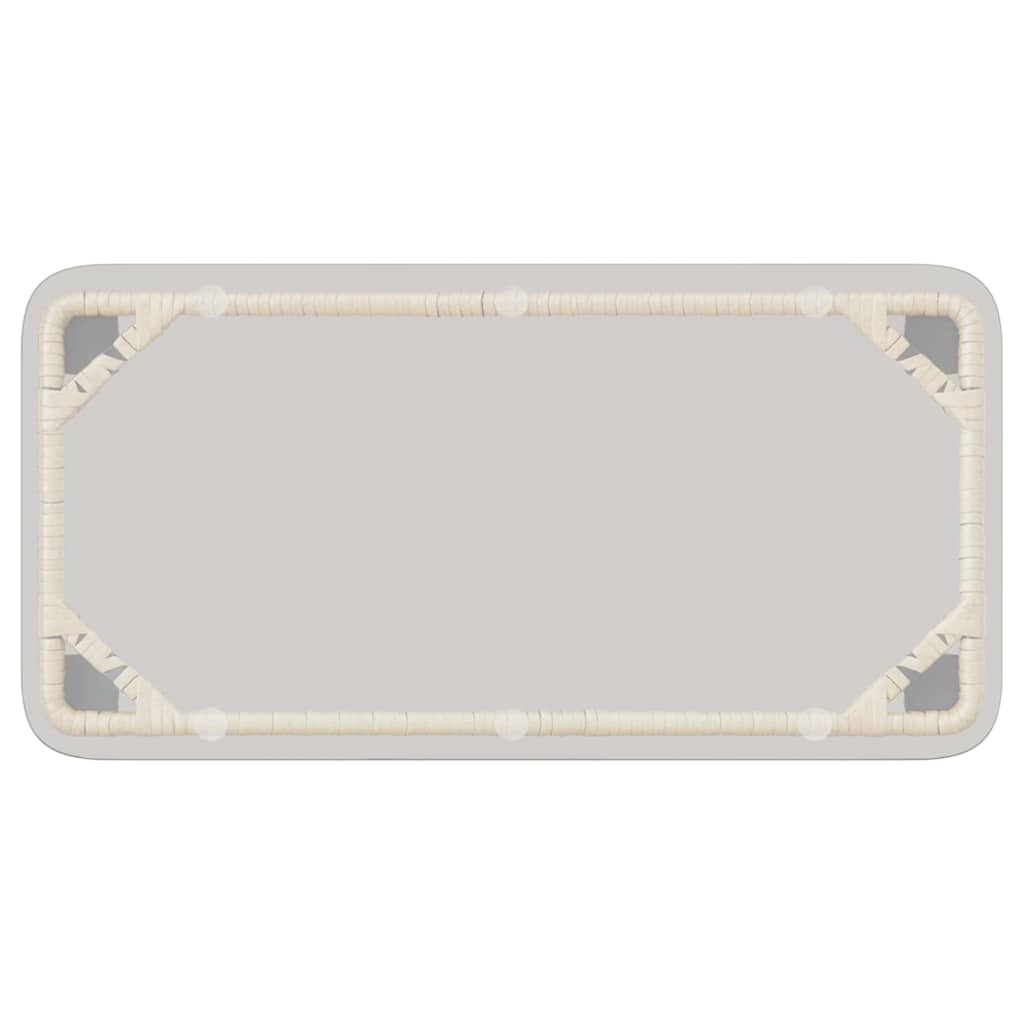 Gartenmöbel Set 4 pcs Schwarz und Anthrazit Poly-Rattan