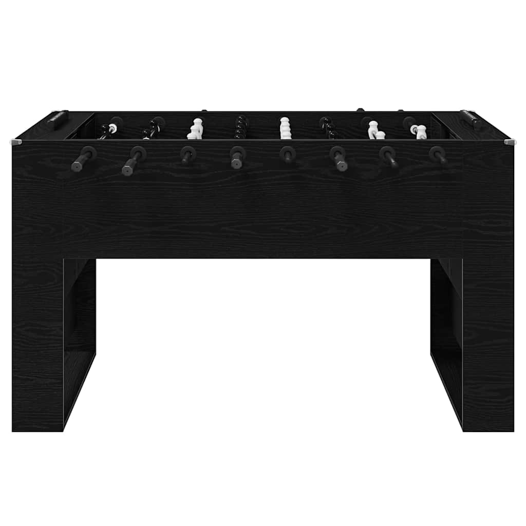 Tischfußballtisch Schwarze Eiche 146,5 x 74 x 85 cm