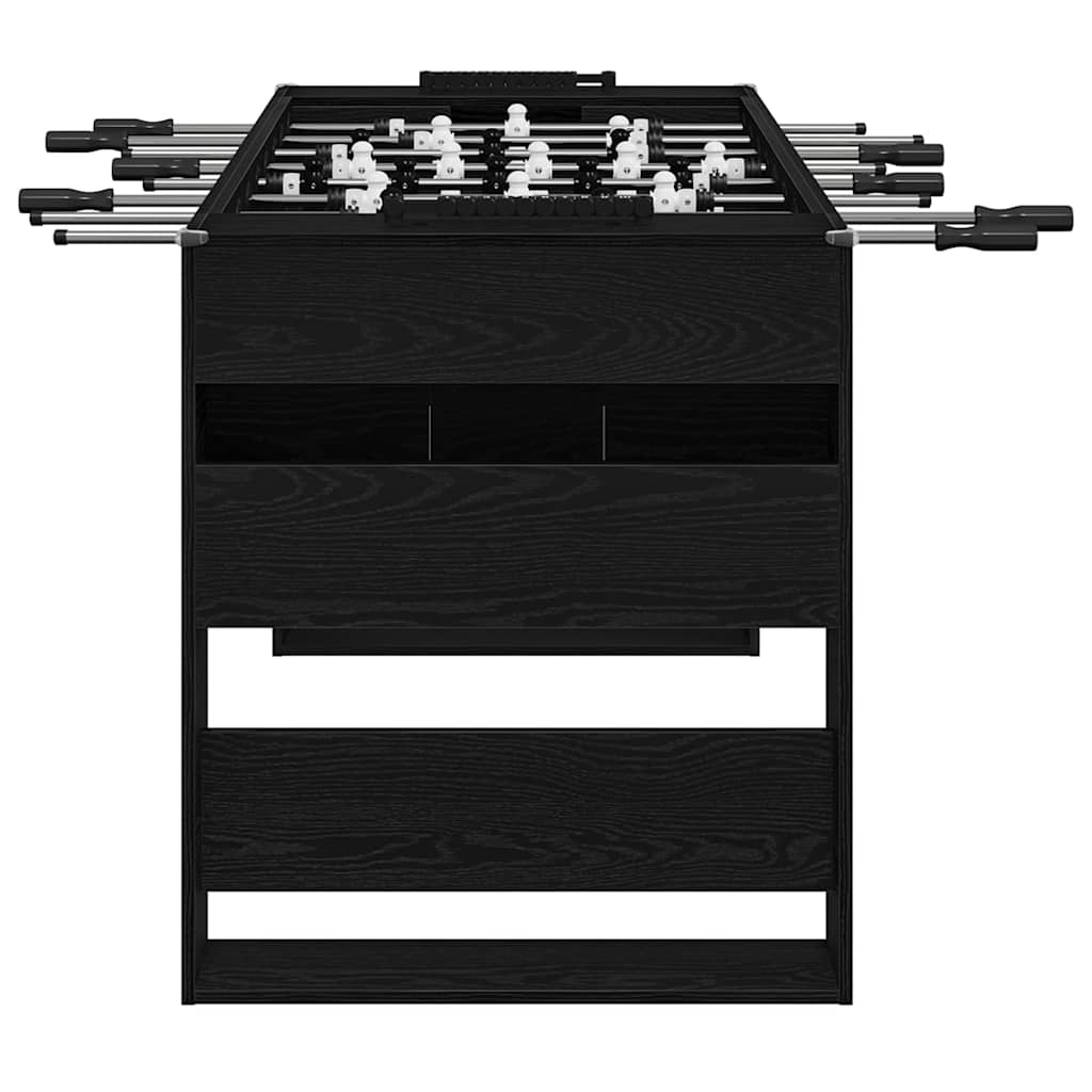 Tischfußballtisch Schwarze Eiche 146,5 x 74 x 85 cm