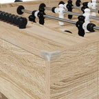 Tischfußballtisch Sonoma-Eiche 146,5 x 74 x 85 cm Holzwerkstoff
