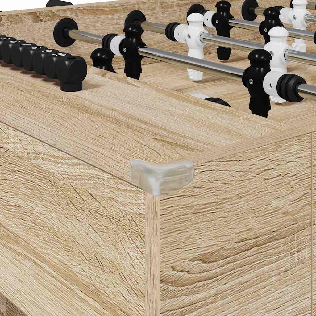Tischfußballtisch Sonoma-Eiche 146,5 x 74 x 85 cm Holzwerkstoff