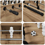Tischfußballtisch Artisan-Eiche 146,5 x 74 x 85 cm