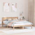 Bettgestell Braun 150 x 200 cm Massivholz Kiefer