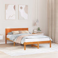 Bettgestell Braun 120 x 200 cm Massivholz Kiefer