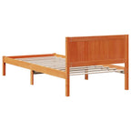 Bettgestell Braun 90 x 200 cm Massivholz Kiefer