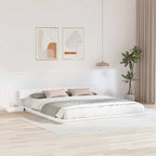Bettgestell Weiß 180 x 200 cm Holz