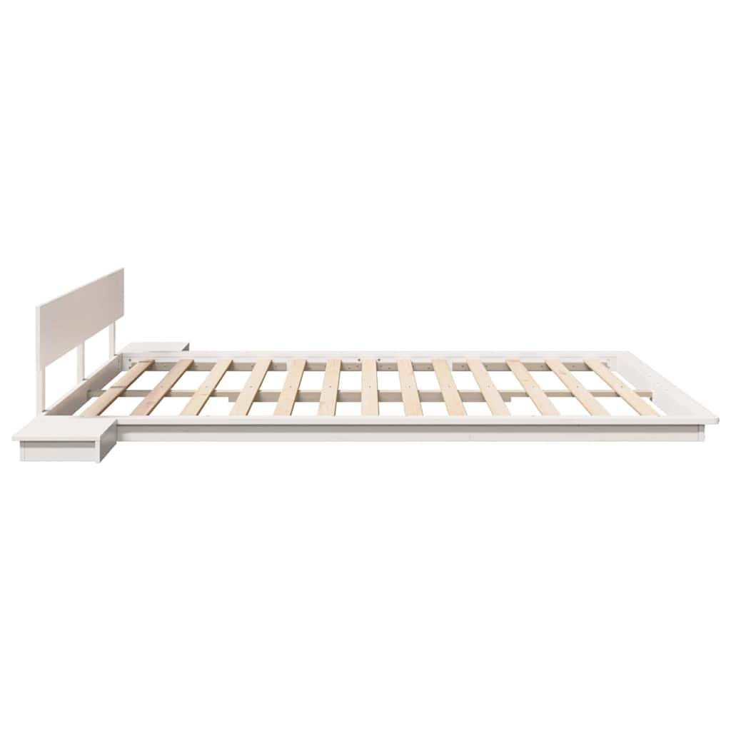 Bettgestell Weiß 180 x 200 cm Holz