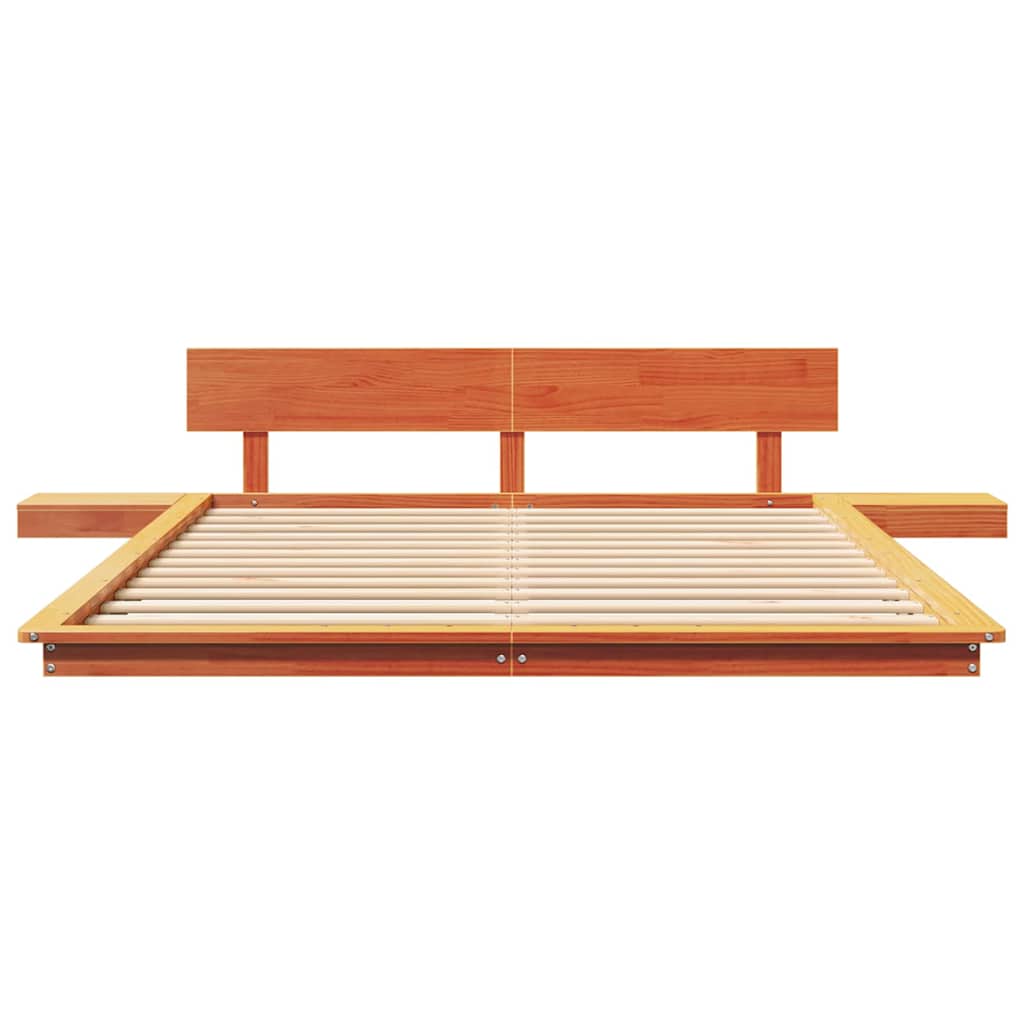 Bettgestell Braun 160 x 200 cm Holz