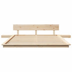 Bettgestell Braun 150 x 200 cm Holz