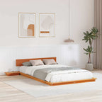 Bettgestell Braun 140 x 190 cm Holz