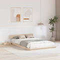 Bettgestell Braun 135 x 190 cm Holz