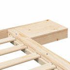 Bettgestell Braun 100 x 200 cm Holz