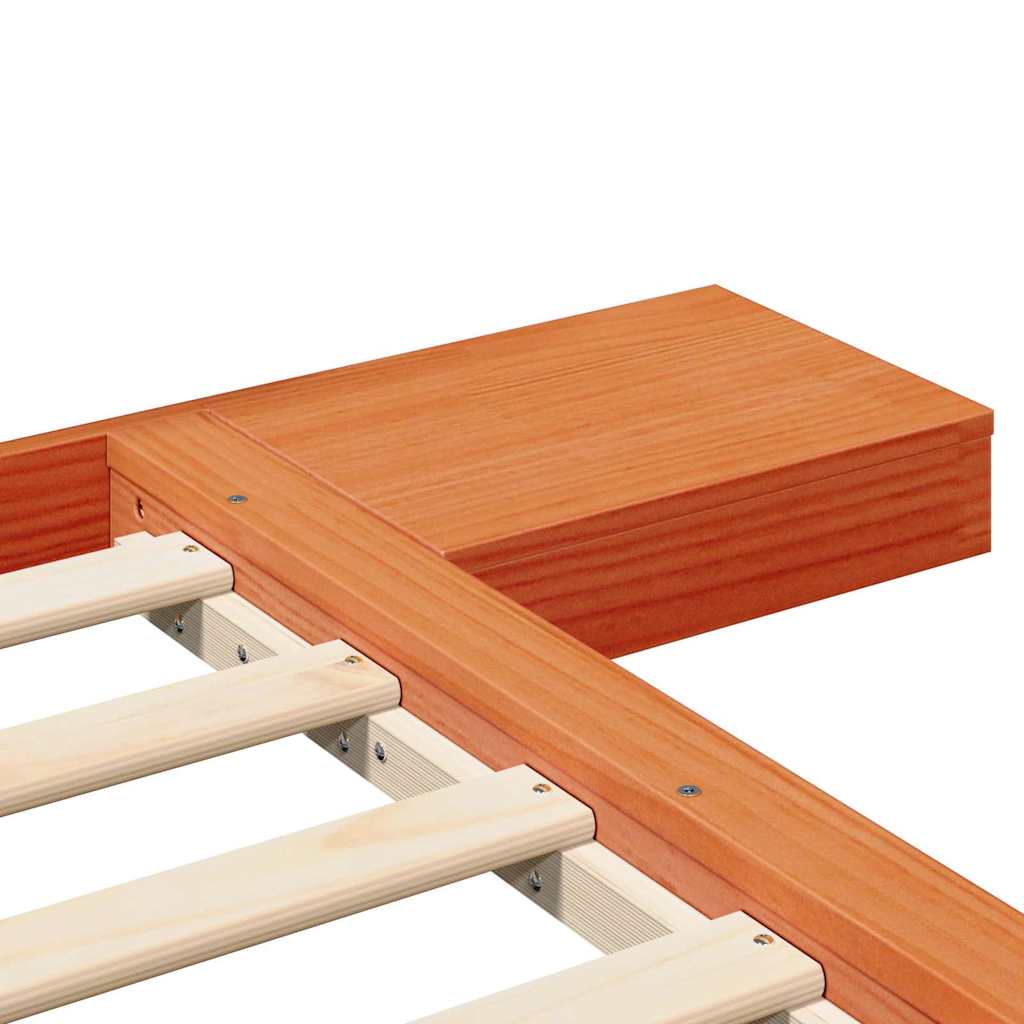 Bettgestell Braun 90 x 200 cm Holz