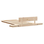 Bettgestell Braun 80 x 200 cm Holz